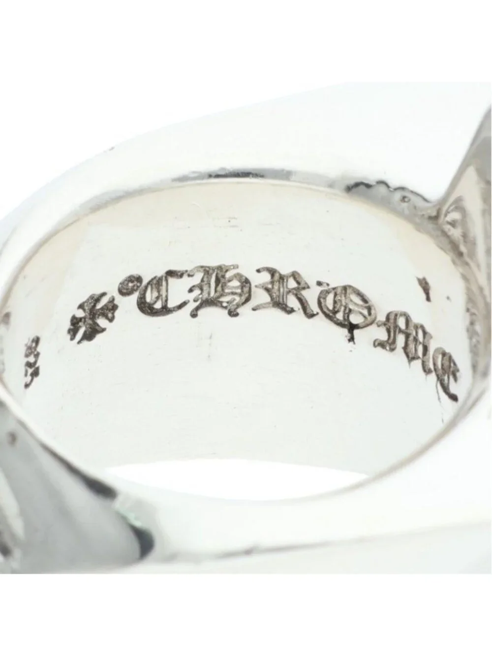 Chrome Hearts Str Large Star Silver Ring